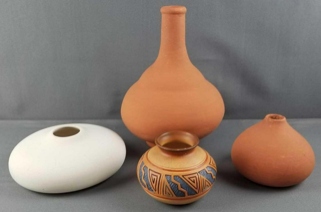 Native American style pottery items (1 of 4)