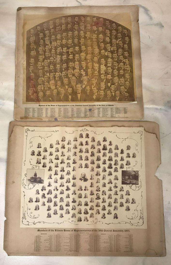 IL General Assembly Historical Print Set (1 of 3)