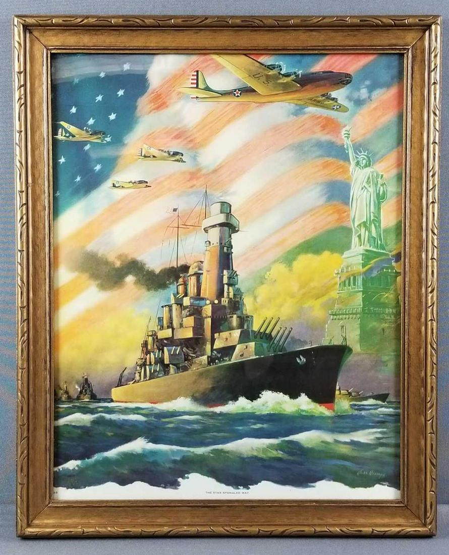 Framed The Star Spangled Way lithograph (1 of 4)