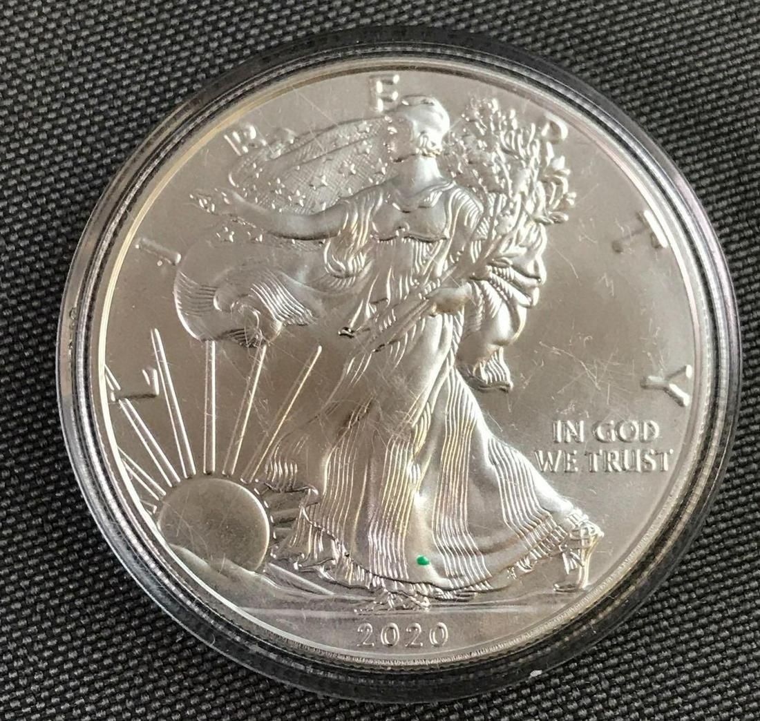 2020 American Silver Eagle Dollar Coin (1 of 2)