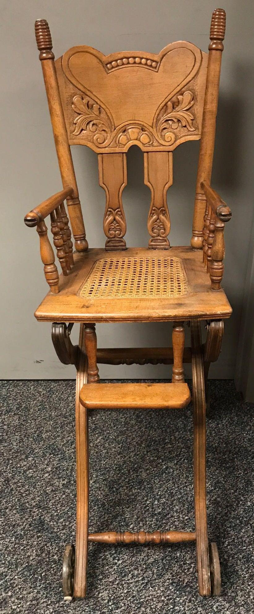 Victorian convertible high chair buggy (1 of 6)