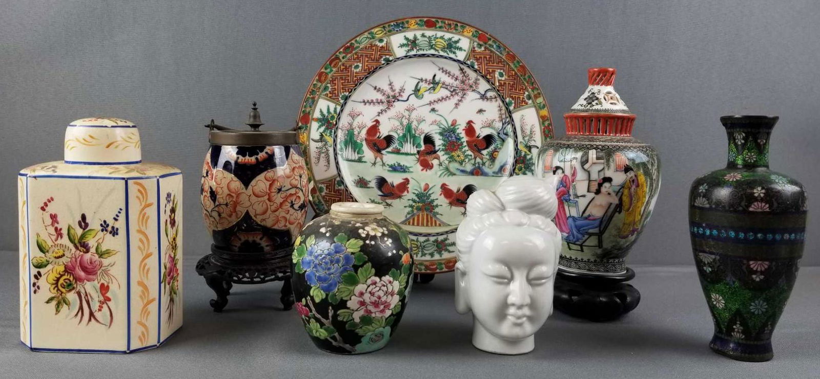 Group of 7 Asian inspired decor (1 of 7)