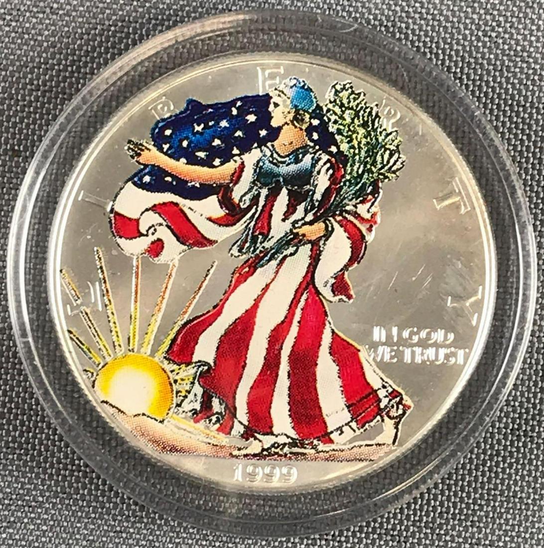 1999 1oz. Silver American Eagle Silver Dollar (1 of 3)