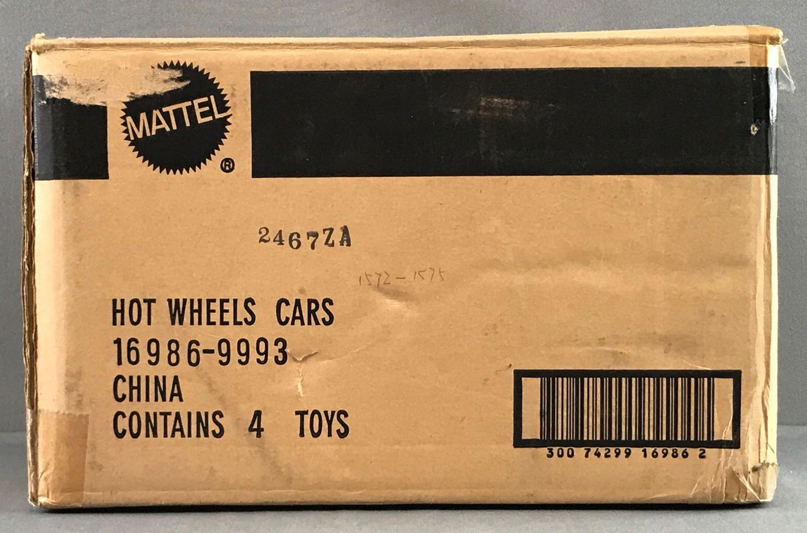 Partial Shipping box of Hot Wheels Four Decades of Pony (1 of 6)