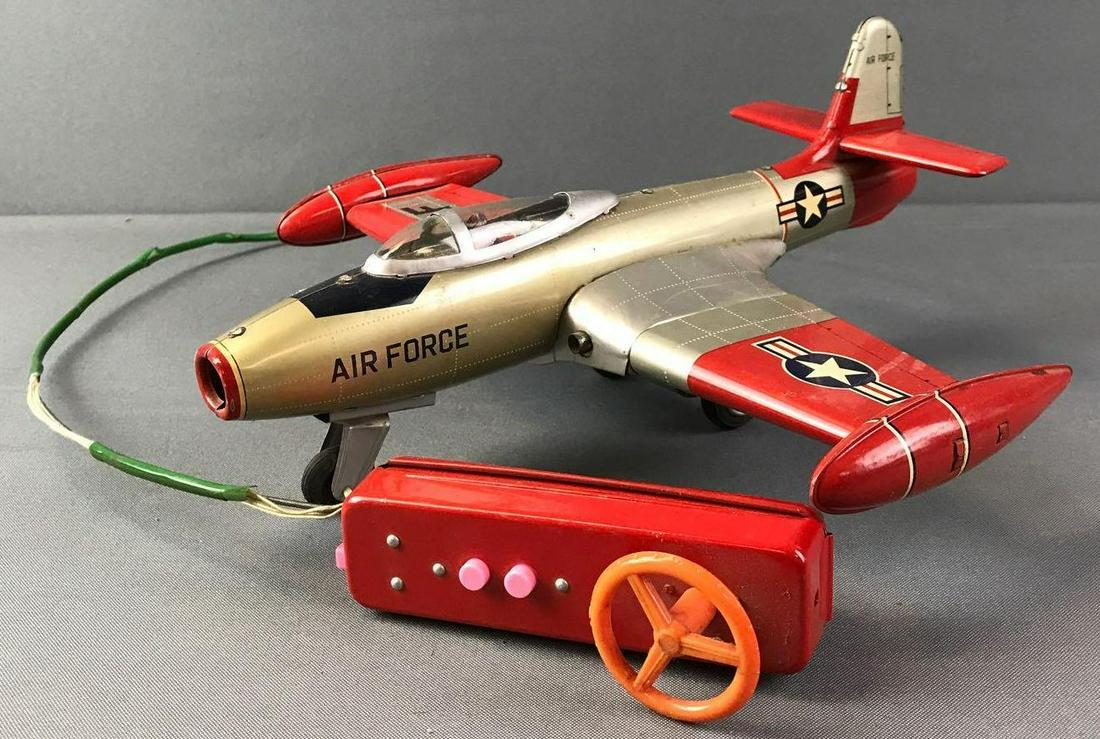 Remote Control Air Force Plane: Not in working condition. 13X14X5.5 inches.