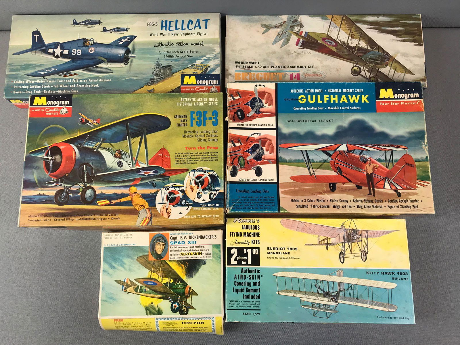 Group of 6 Model Airplane Kits (1 of 7)