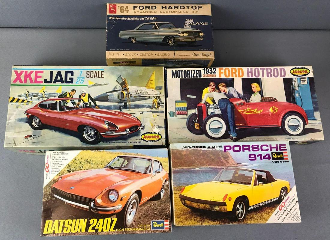 Group of 5 Model Car Kits (1 of 8)