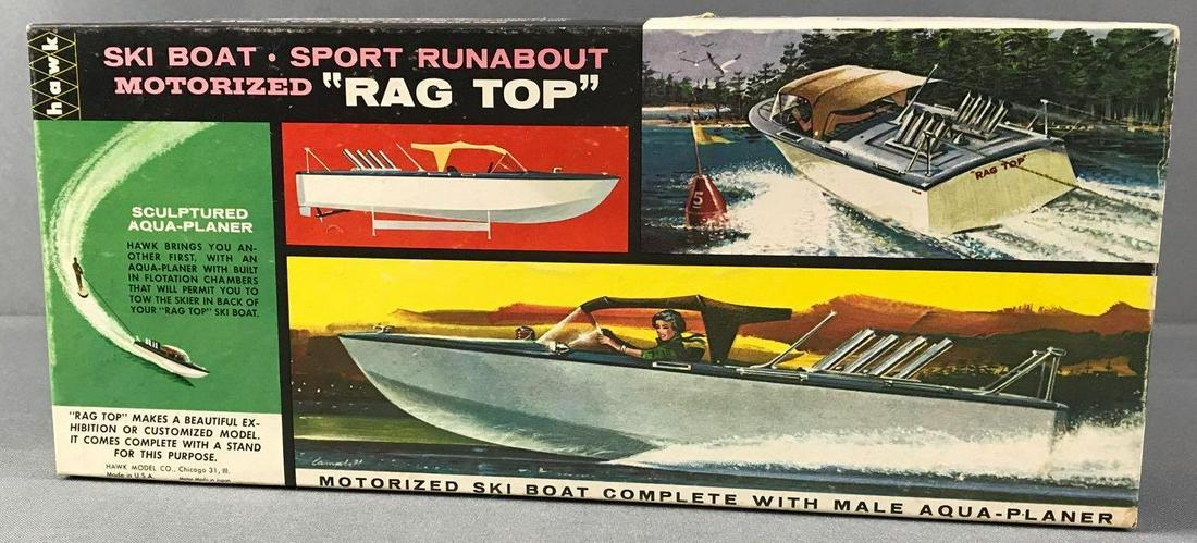 Sport Runabout Rag Top Ski Boat Model Kit: Unknown completion.