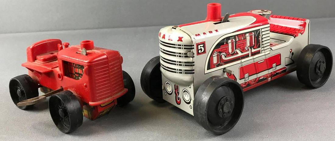 2 Marx Toys Wind Up Tractor Toys (1 of 9)