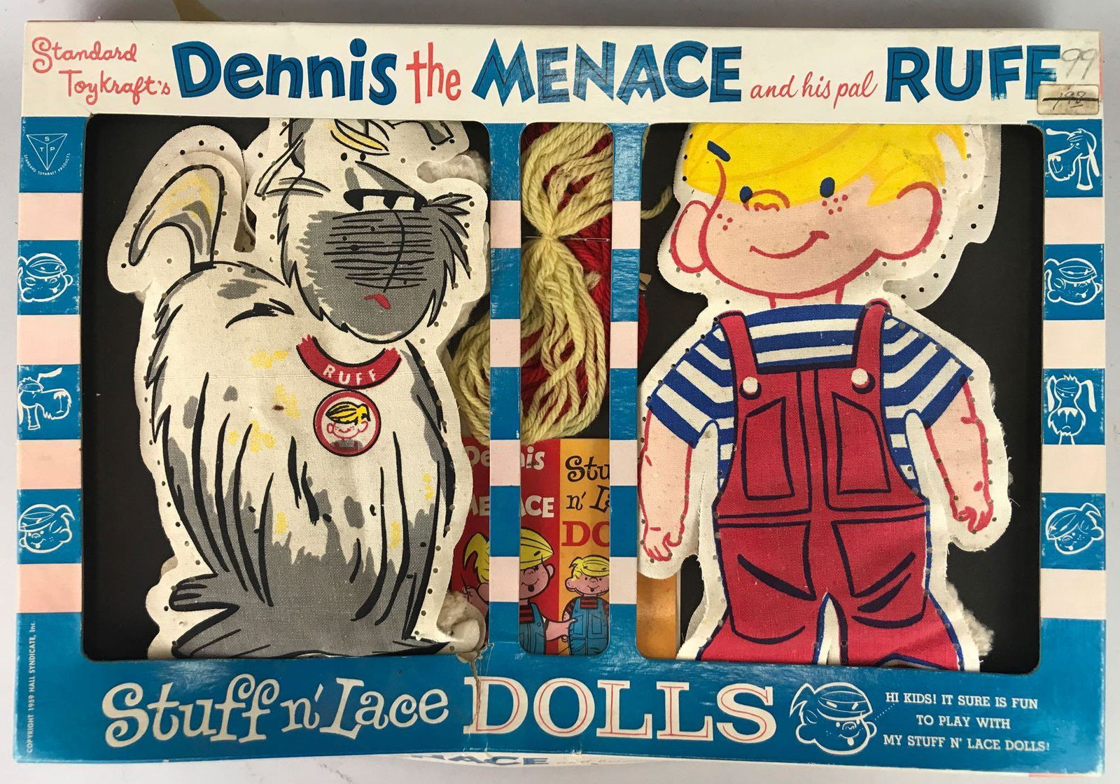 Dennis the menace マーガレット　ドール 1967 Dennis The Menace & Margaret Dolls, Boxed