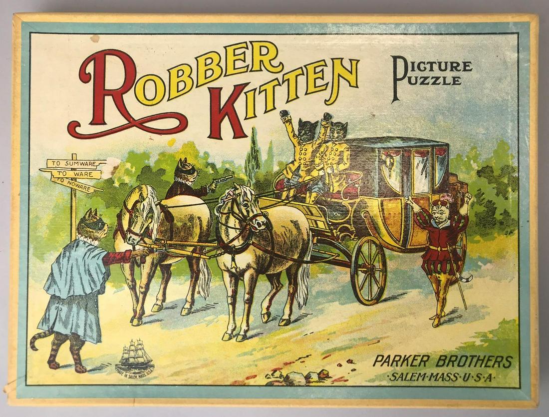 Parker Bros Robber Kitten Picture Puzzle (1 of 3)