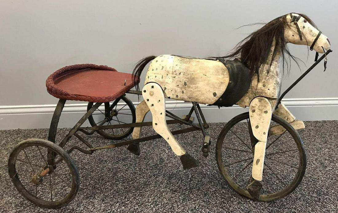 Vintage Pedal Style Horse Tricycle (1 of 3)