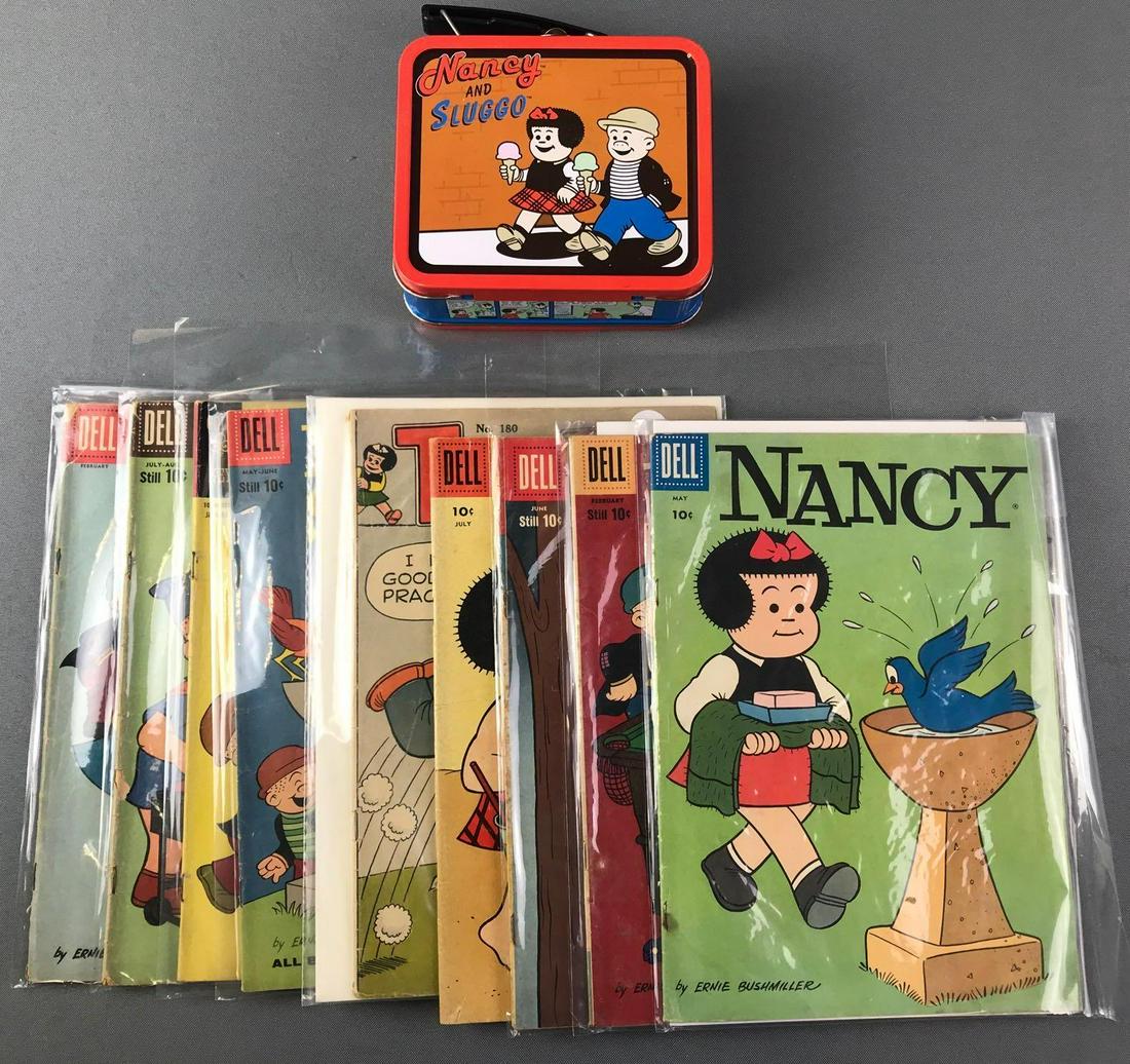 Group of Nancy and Sluggo Comics and Lunch Box (1 of 8)