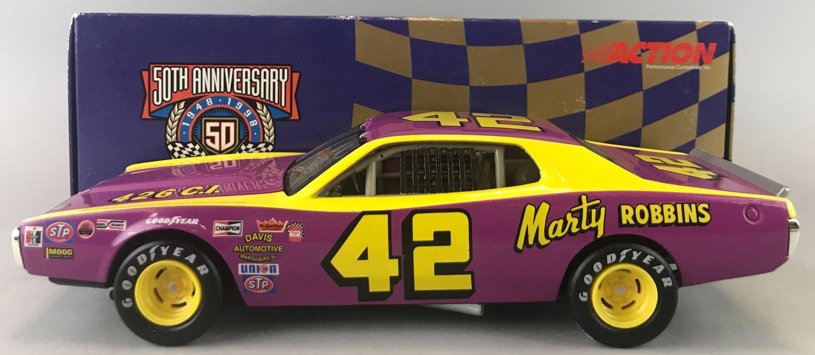 Action Racing Collectables Inc. Marty Robbins No. 42: 1/24 scale die-cast vehicle includes original box