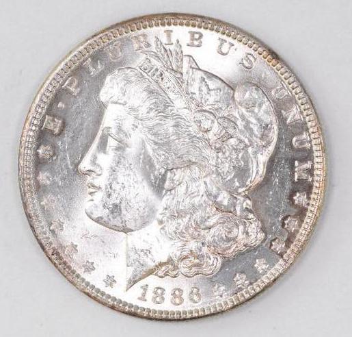 1886 P Morgan Silver Dollar (1 of 2)
