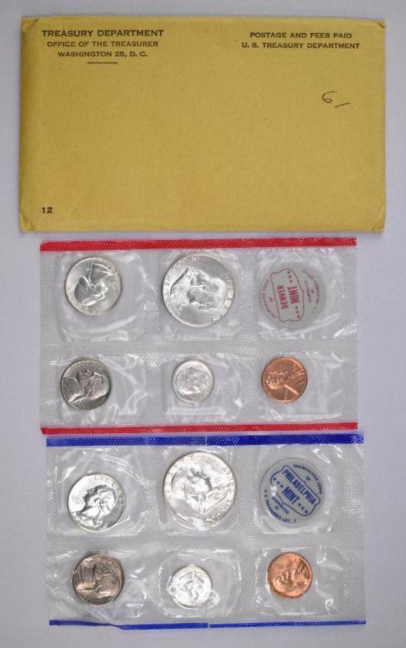 1961 U.S. Mint Set P & D (1 of 3)
