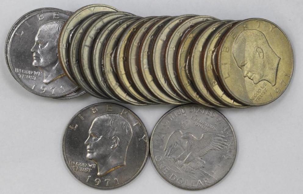 Group of (20) Eisenhower Dollars (1 of 1)