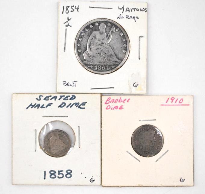 Group of (3) U.S. Silver Coins (1 of 2)
