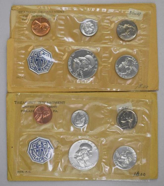 Group of (2) U.S. Silver Proof Sets 1962 & 1963 (1 of 1)