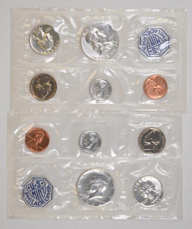 Group of (2) U.S. Silver Proof Sets 1963 & 1964 (1 of 1)