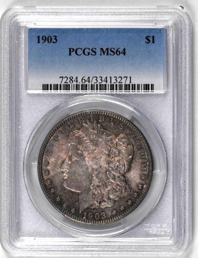 1903 P Morgan Silver Dollar (PCGS) MS64 (1 of 2)