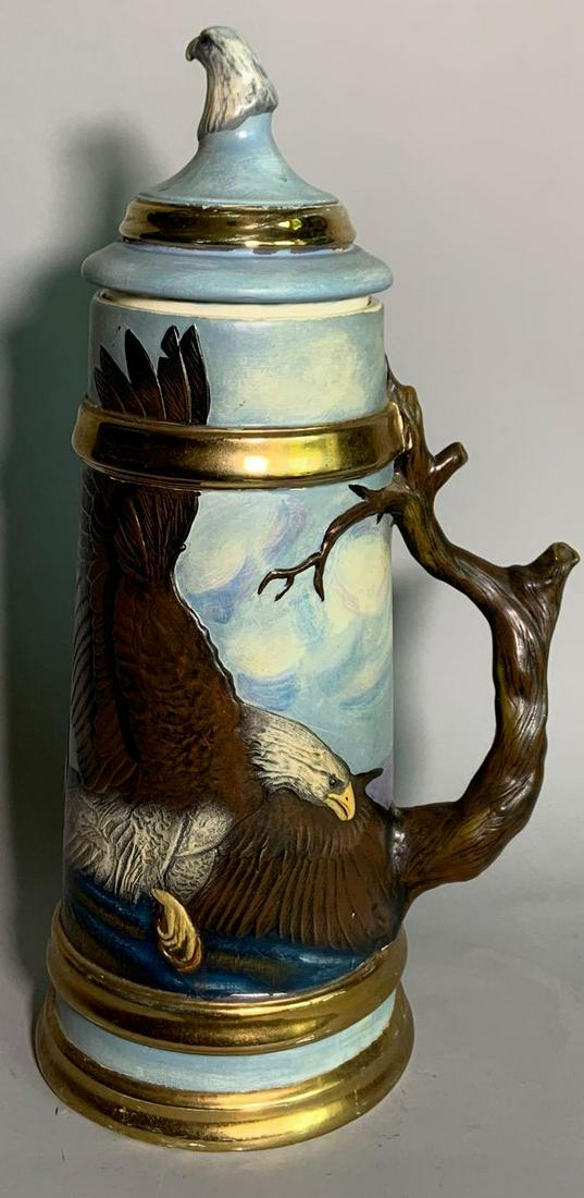 Bald Eagle decorative Stein: 7 x 6 x 16 inches