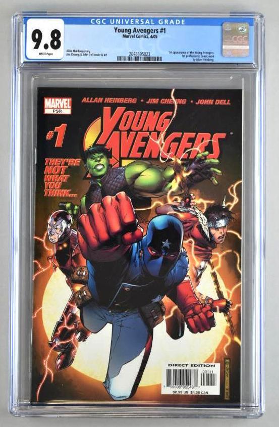CGC Graded Marvel Comics Young Avengers No. 1 comic (1 of 11)