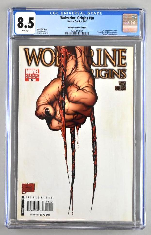 CGC Graded Marvel Comics Wolverine: Origins No. 10 (1 of 11)