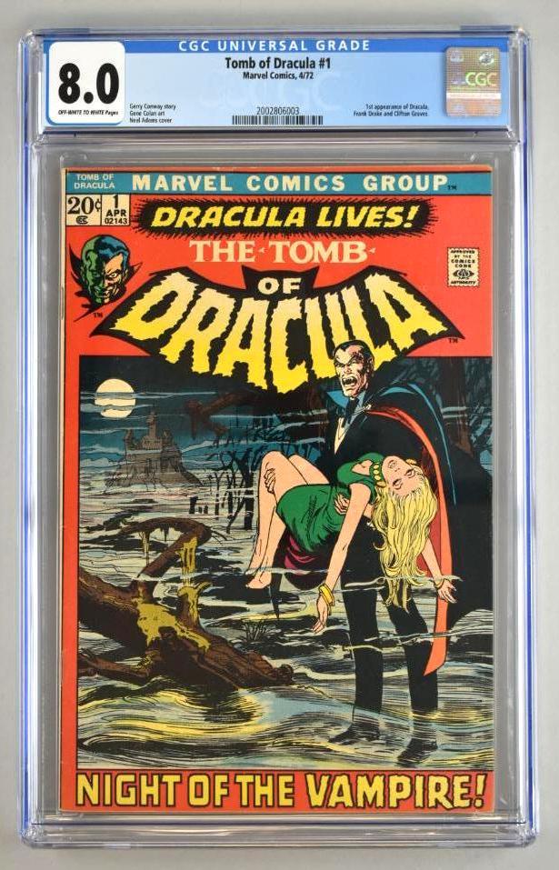 CGC Graded Marvel Comics Tomb of Dracula No. 1 comic (1 of 11)