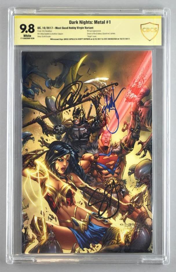 Signed CBCS Graded DC Comics Dark Nights: Metal No.1 (1 of 14)