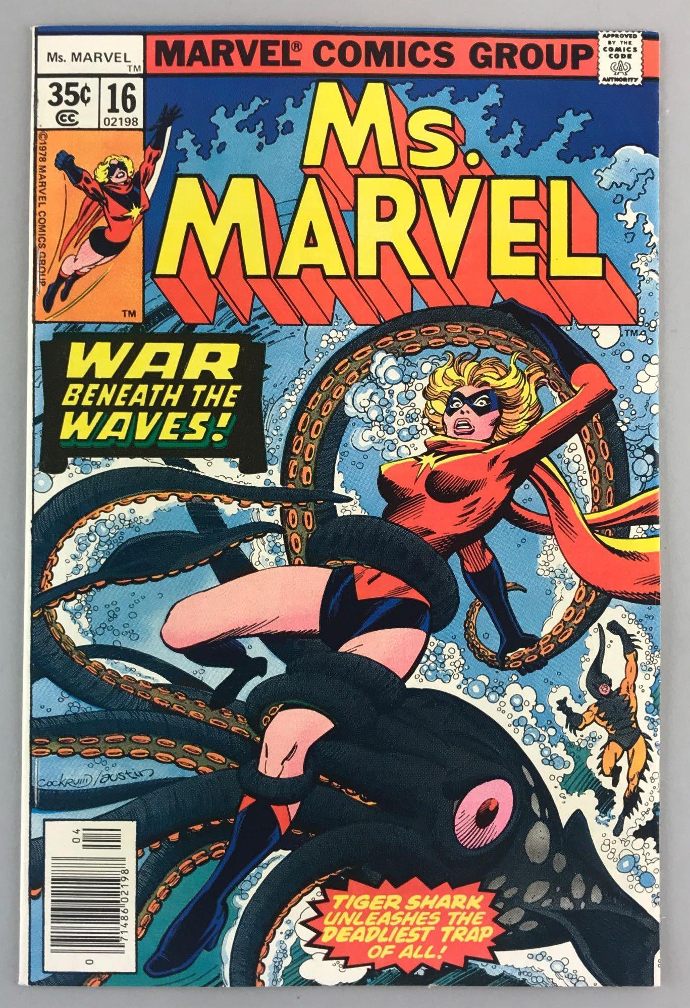 Marvel Comics Ms. Marvel No. 16 comic book (1 of 8)