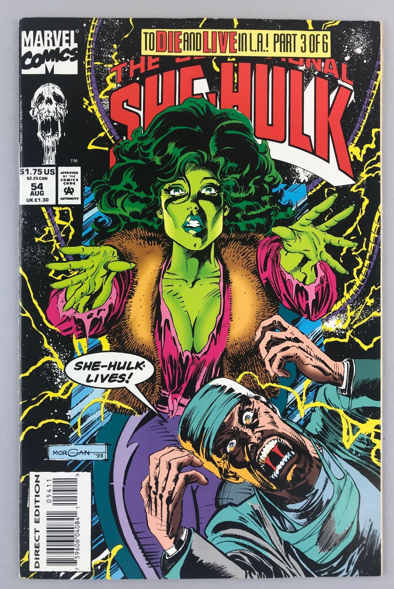 Marvel Comics The Sensational She-Hulk No. 54 comic (1 of 8)
