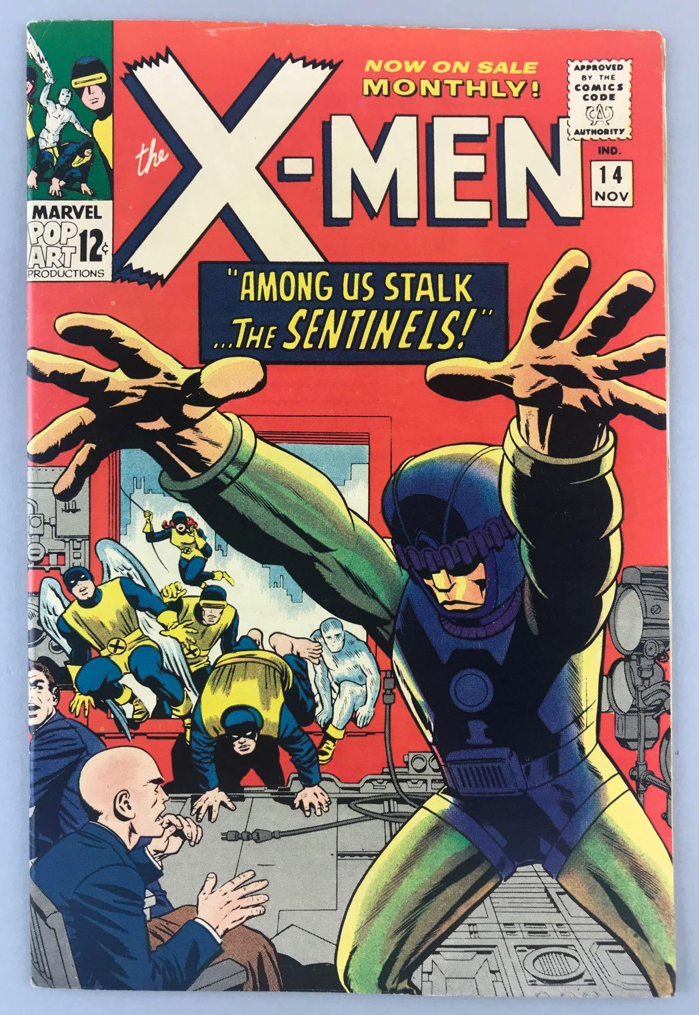 Marvel Comics The X-Men No. 14 comic book (1 of 8)