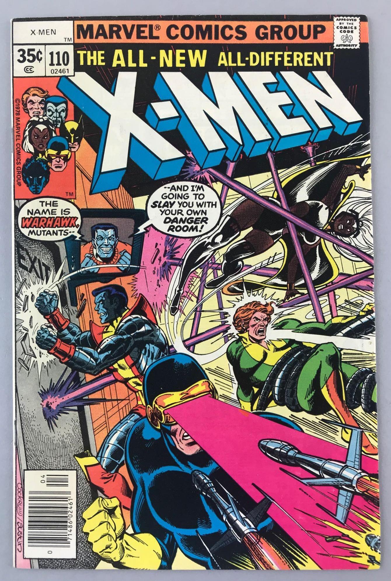 Marvel Comics X-Men No. 110 comic book (1 of 9)