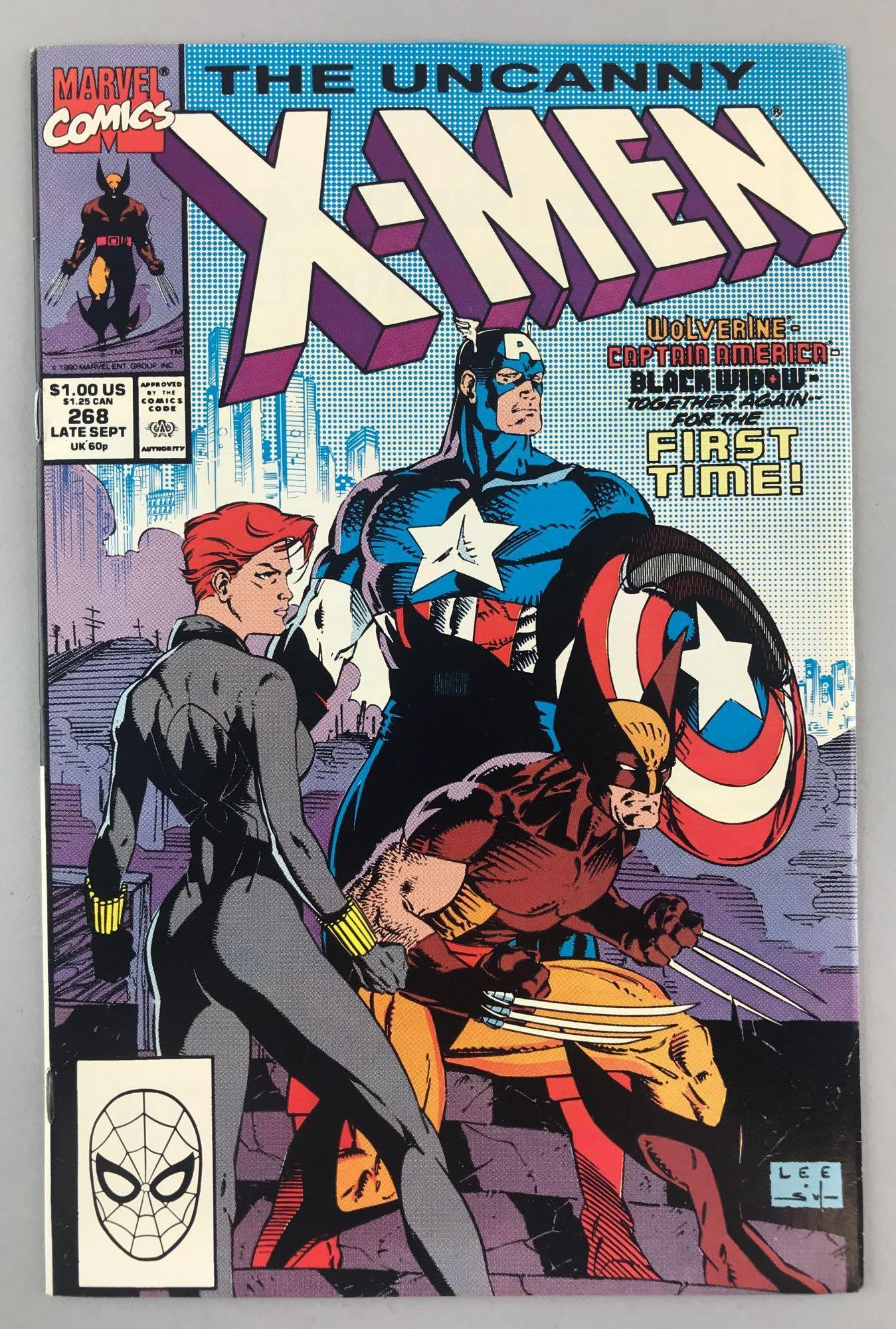 Marvel Comics X-Men No. 268 comic book (1 of 7)
