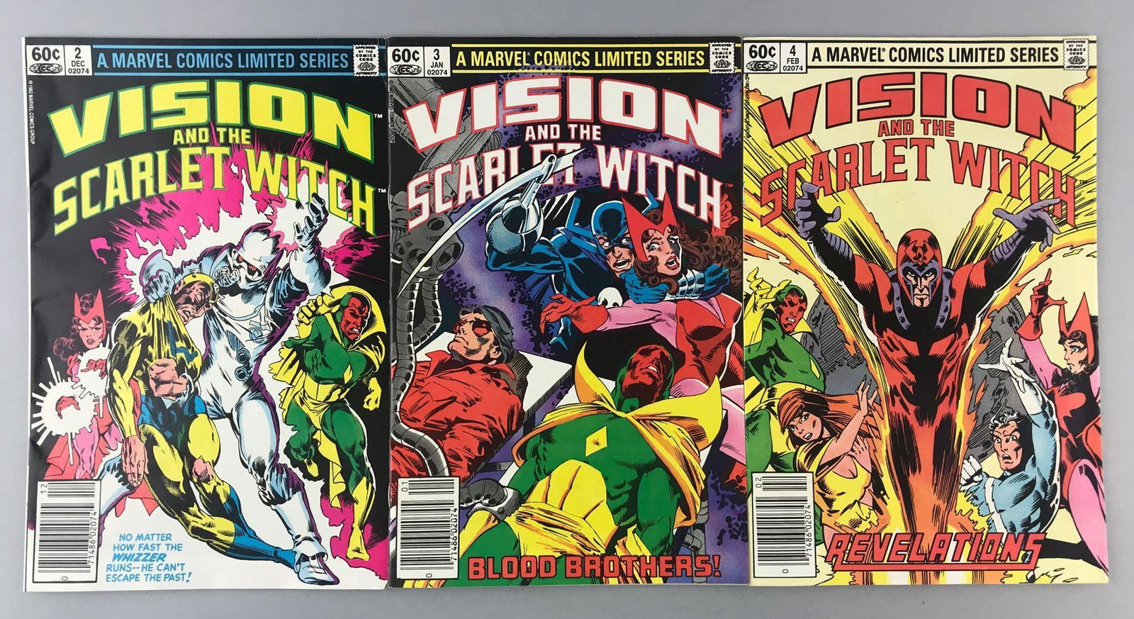 Group of 3 Marvel Comics Vision and the Scarlet Witch (1 of 7)