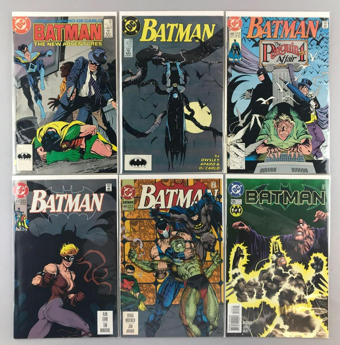 Group of 6 DC Comics Batman comic books (1 of 3)