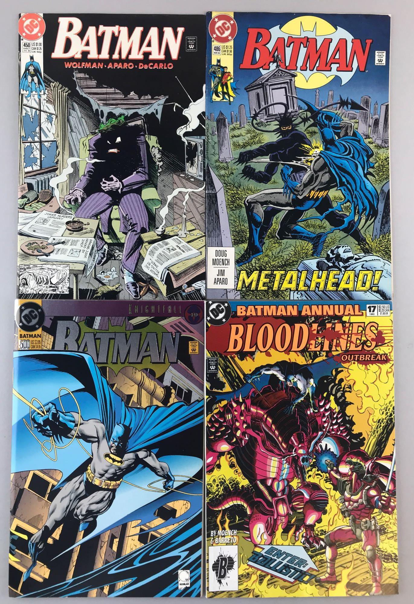 Group of 4 DC Comics Batman comic books (1 of 6)