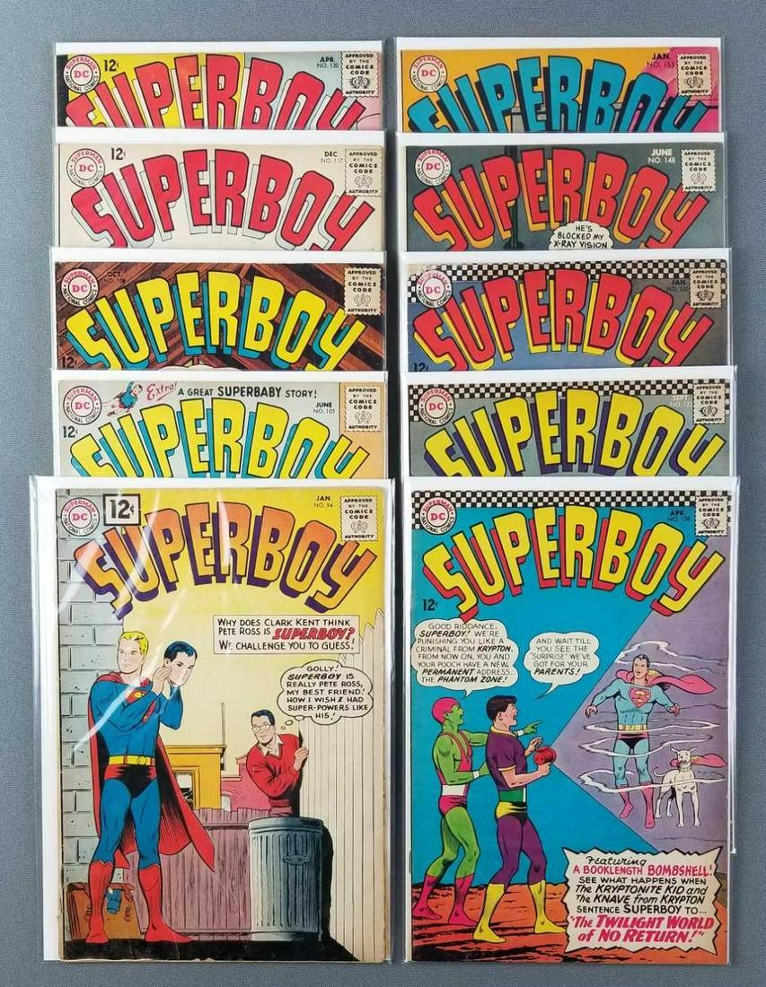 Group of 10 DC Comics Superboy comic books (1 of 6)
