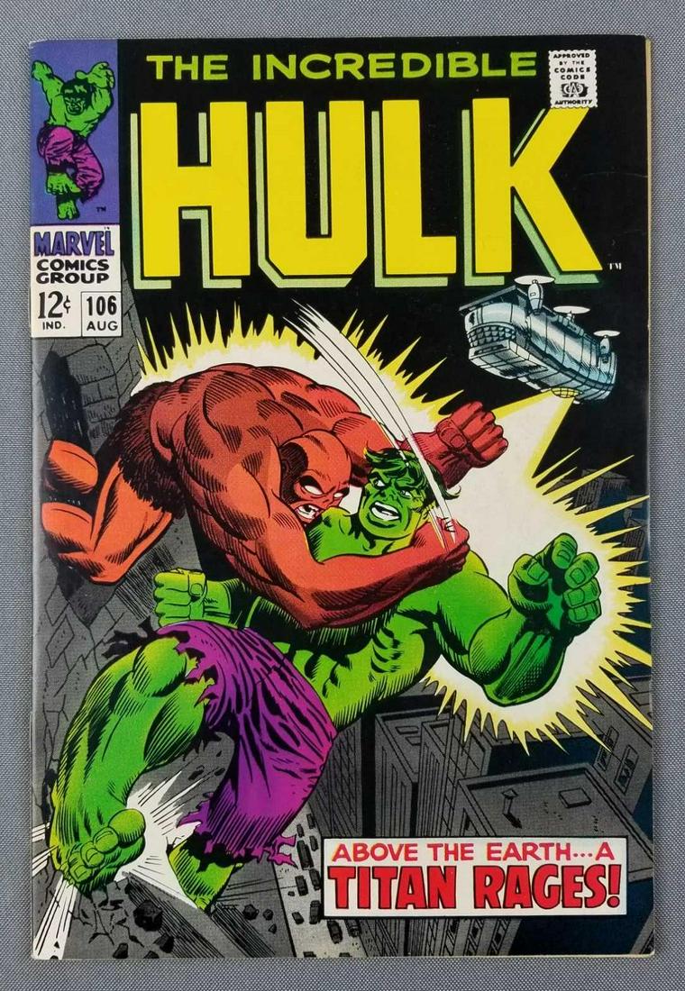 Marvel Comics The Incredible Hulk No. 106 comic book (1 of 8)