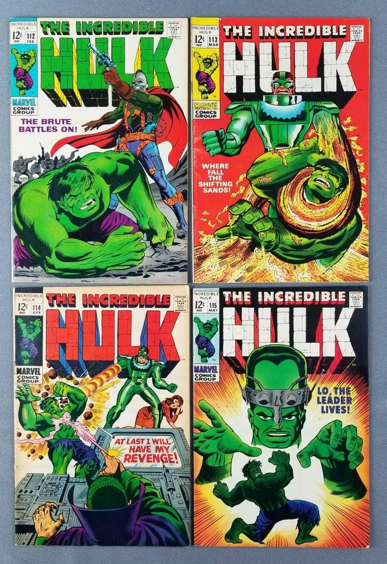 Group of 4 Marvel Comics The Incredible Hulk comic (1 of 5)