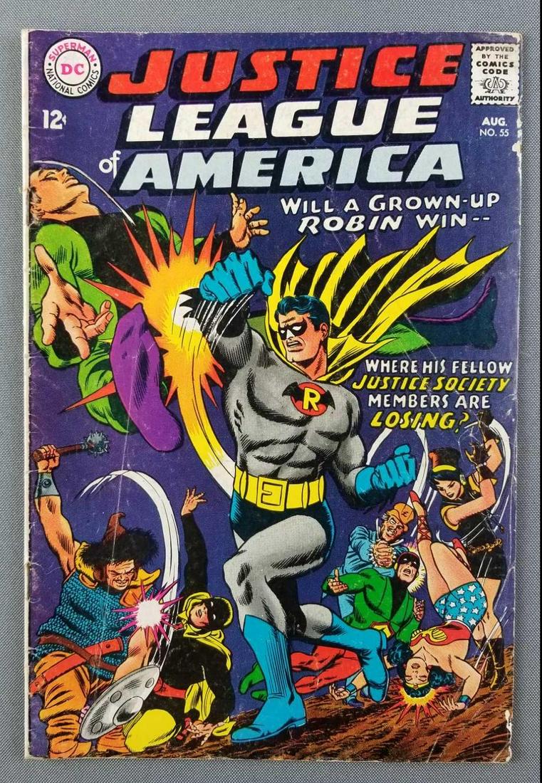 DC Comics Justice League of America No. 55 comic book (1 of 8)