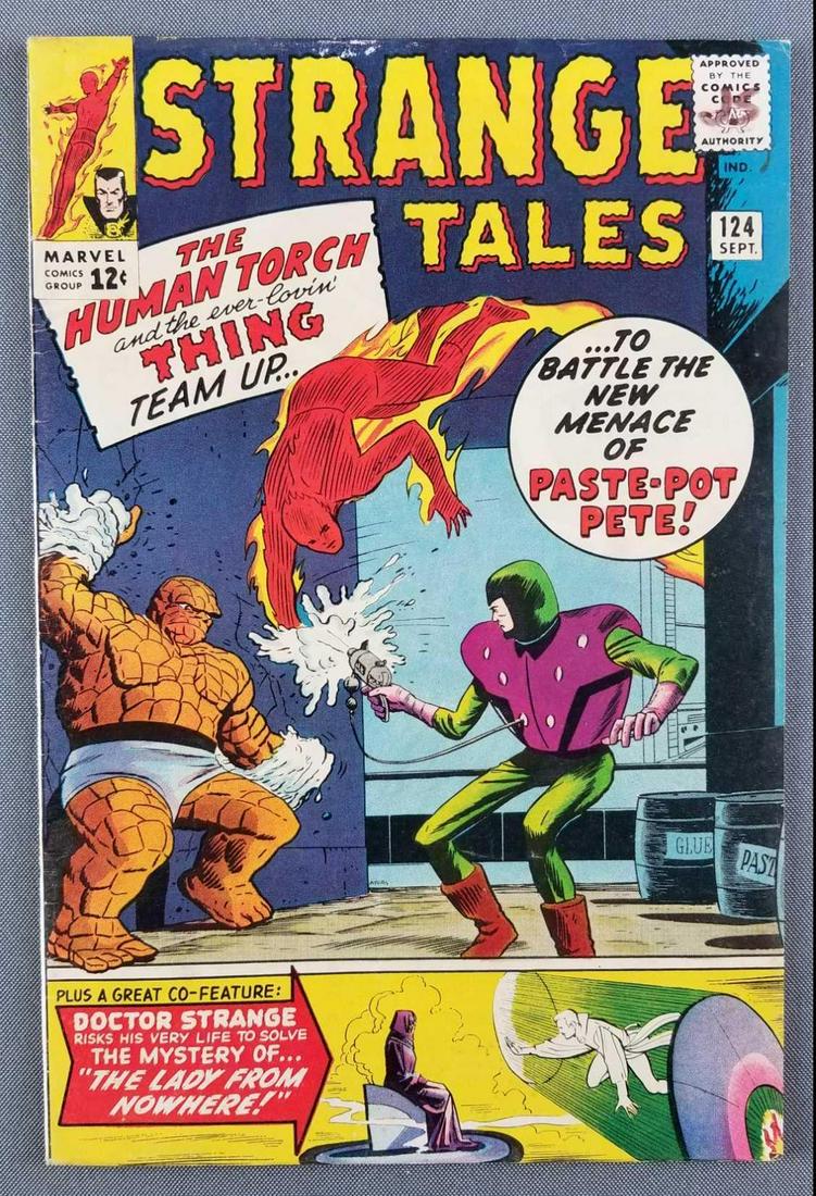 Marvel Comics Strange Tales No. 124 comic book (1 of 8)