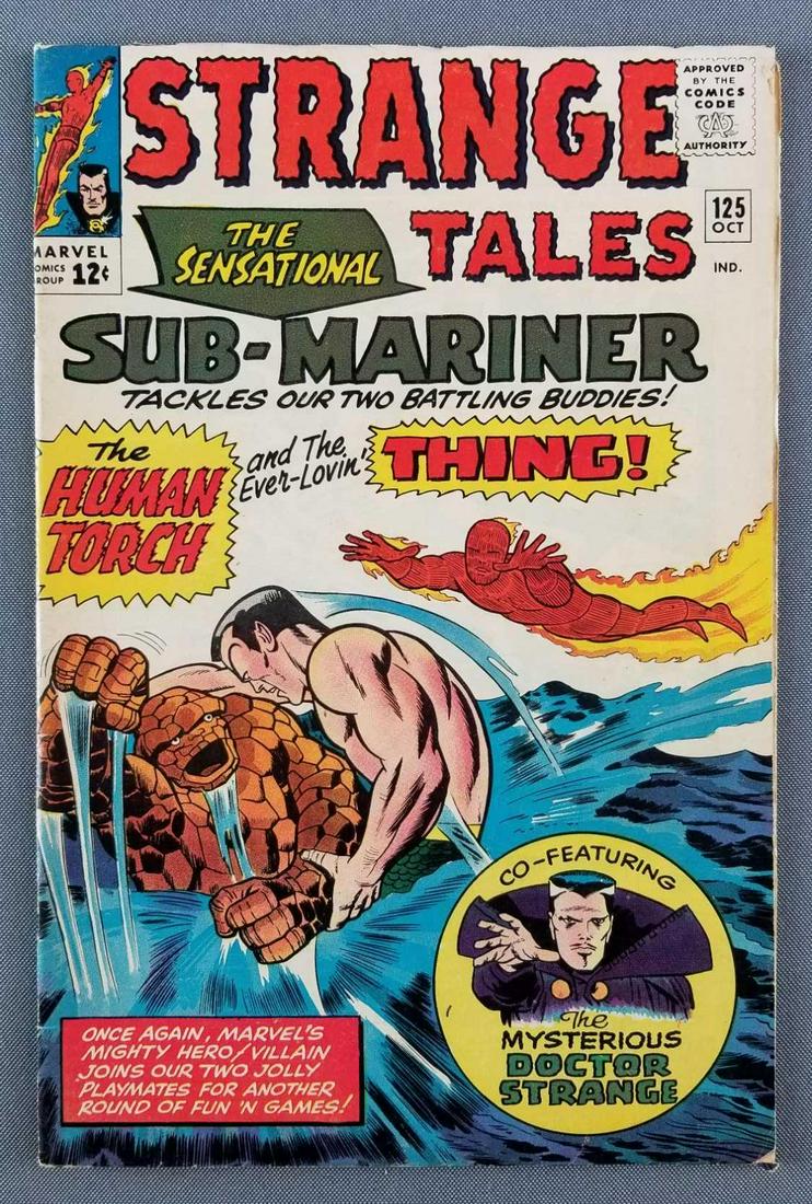 Marvel Comics Strange Tales No. 125 comic book (1 of 8)