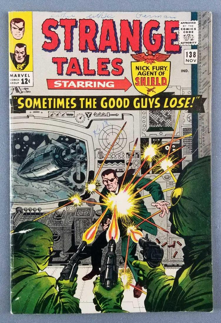 Marvel Comics Strange Tales No. 138 comic book (1 of 8)