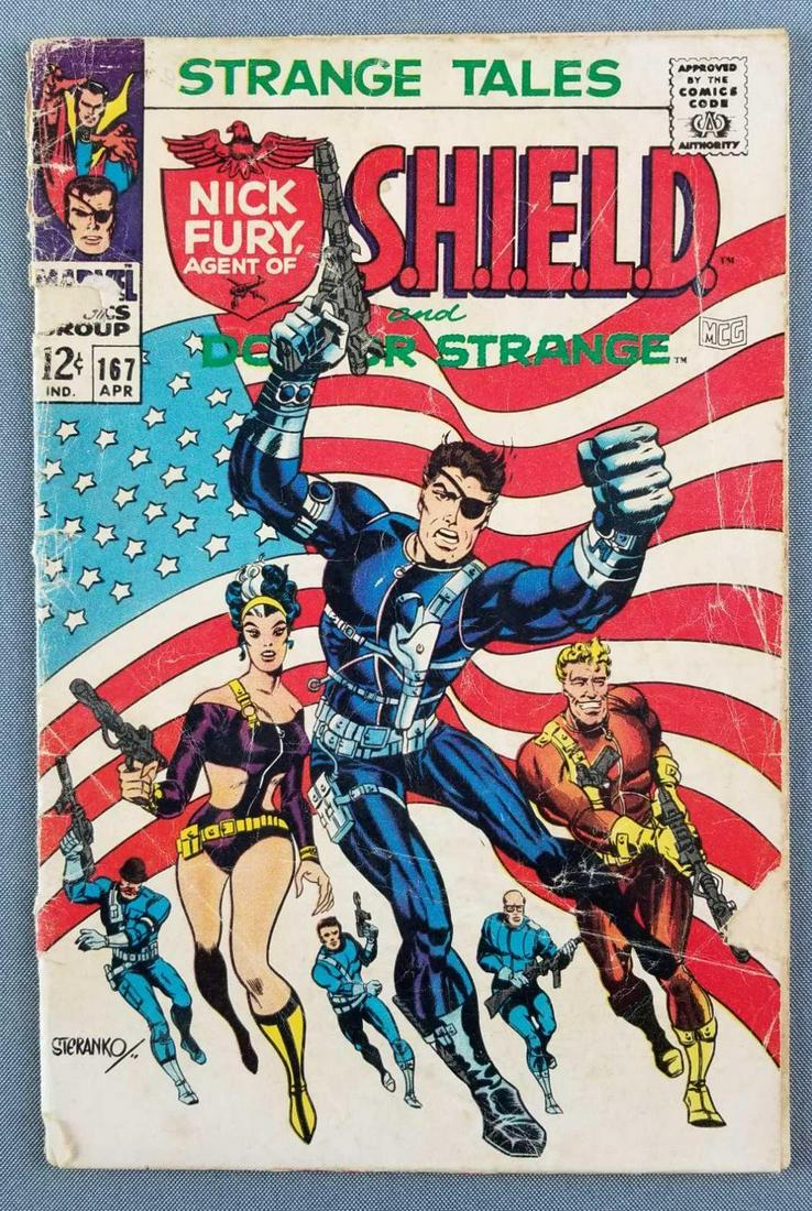 Marvel Comics Strange Tales No. 167 comic book (1 of 9)