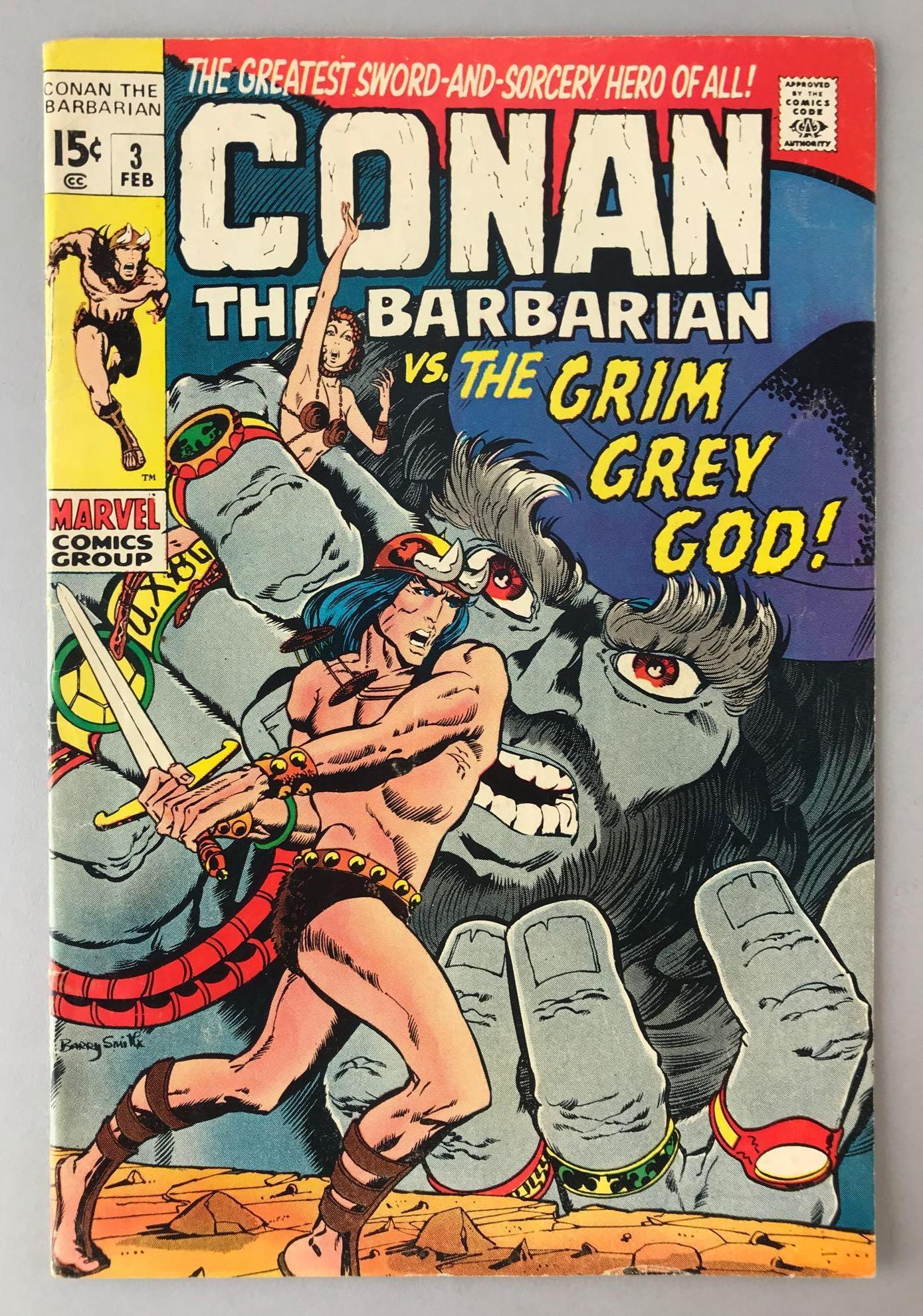 Marvel Comics Conan The Barbarian No. 3 comic book (1 of 8)
