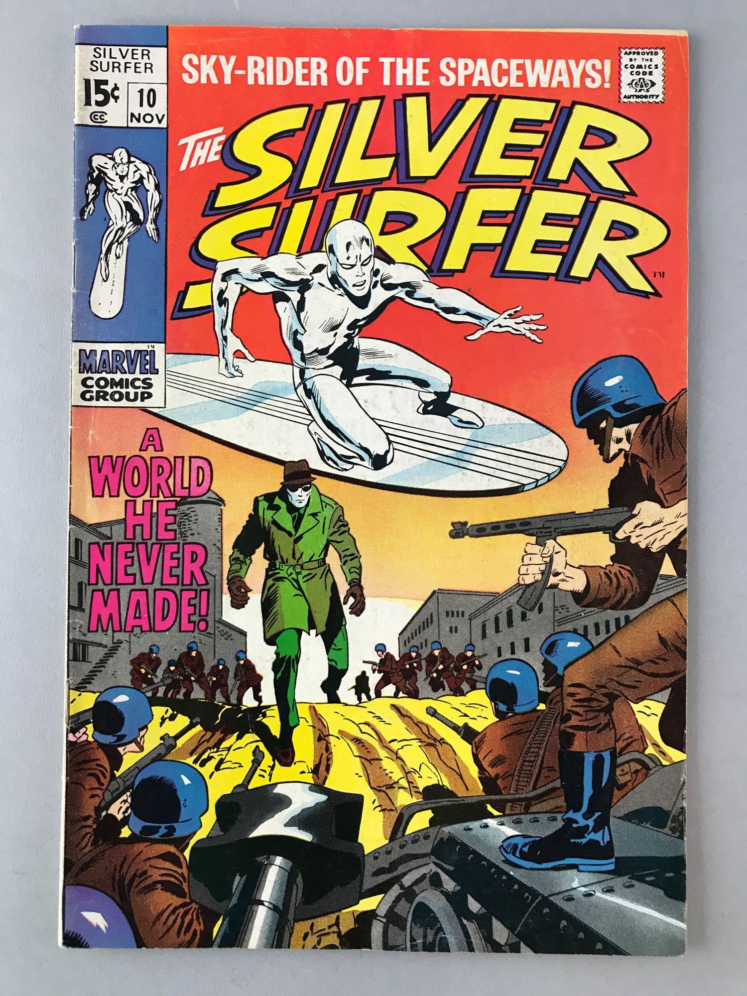 Marvel Comics The Silver Surfer No. 10 comic book (1 of 8)
