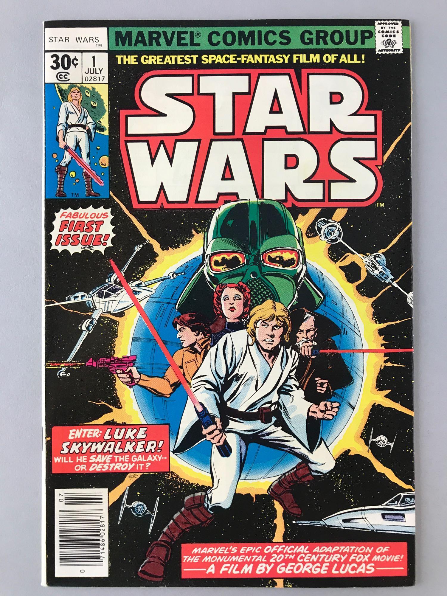 Marvel Comics Star Wars No. 1 comic book (1 of 8)