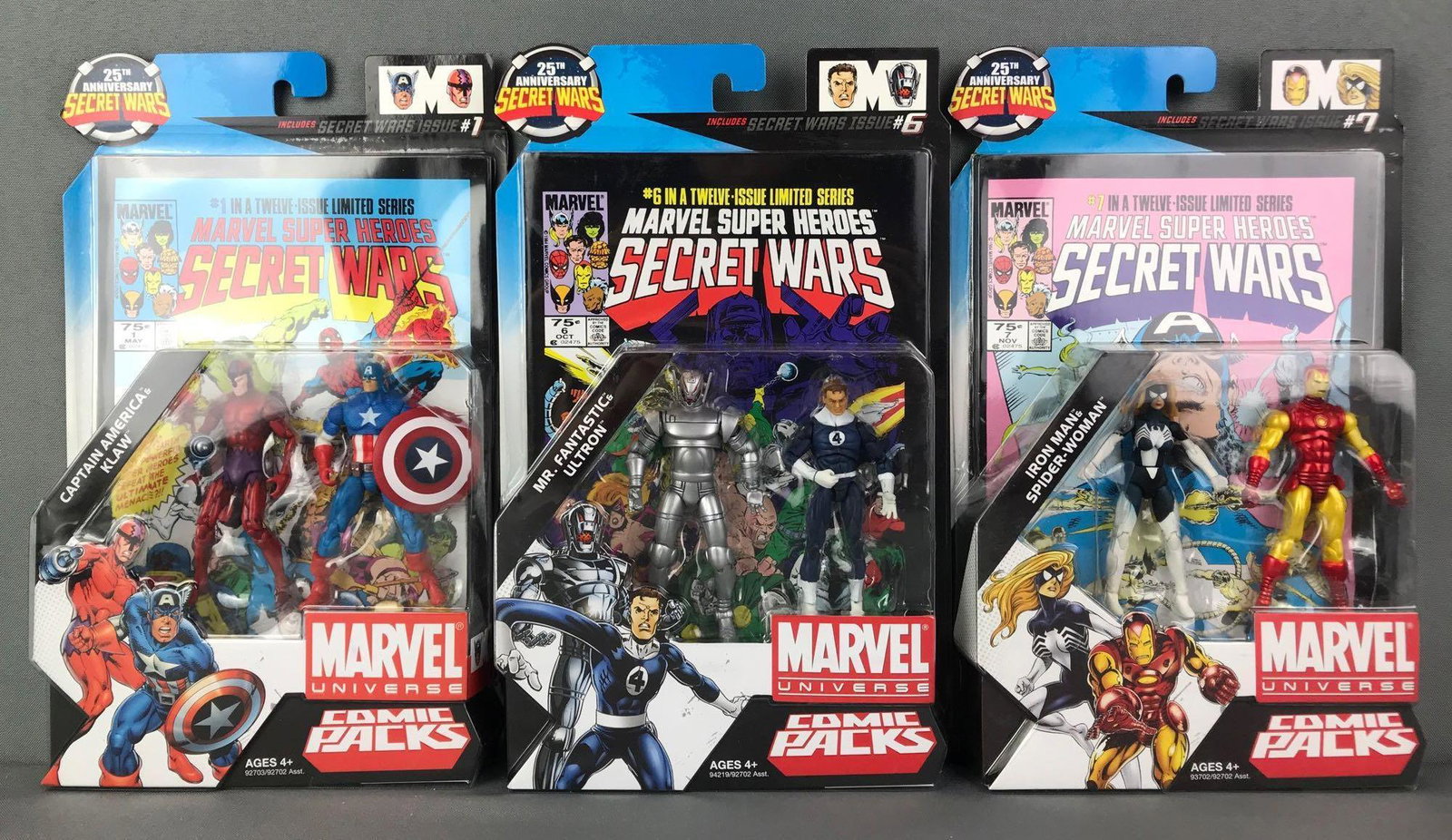Group of 3 25th Anniversary Secret Wars Comic Packs (1 of 7)
